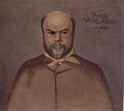 Felix Vallotton Portrait decoratif of Paul Verlaine oil painting artist